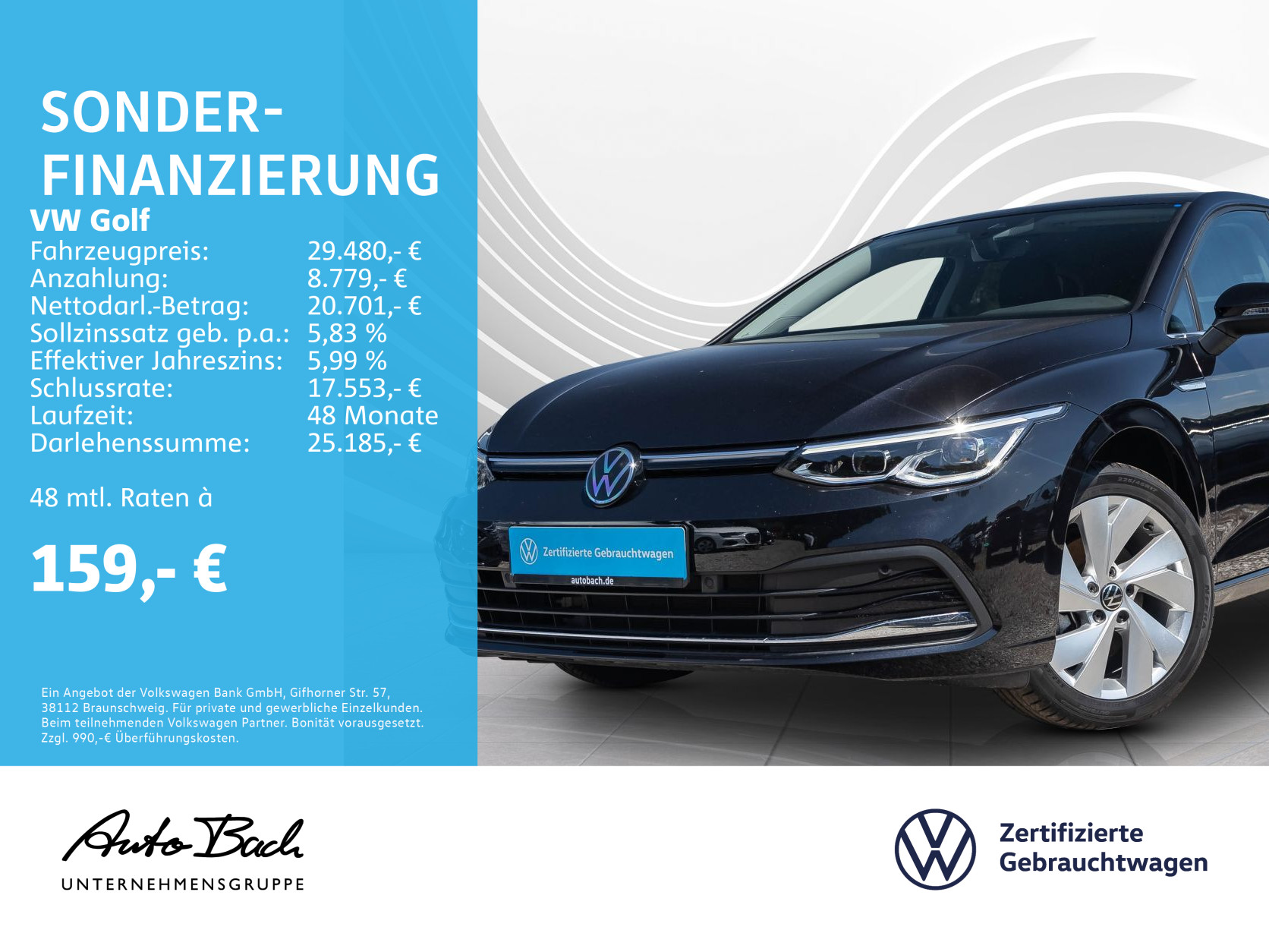 Golf VIII 1.5 TSI "Style" DSG Navi LED Digital Cockpit ACC EPH AHK