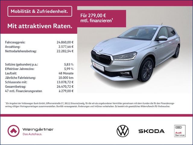 Skoda Fabia 1.0 TSI