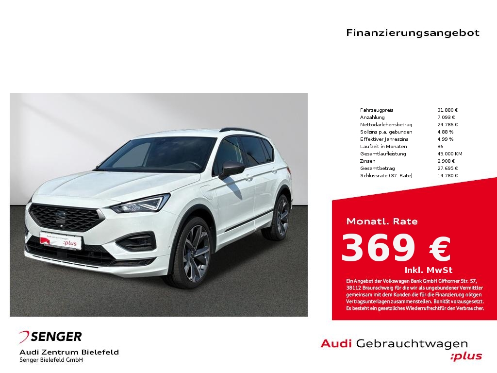 Tarraco FR 1.4 eHybrid Sitzhzg. CarPlay LED AHK