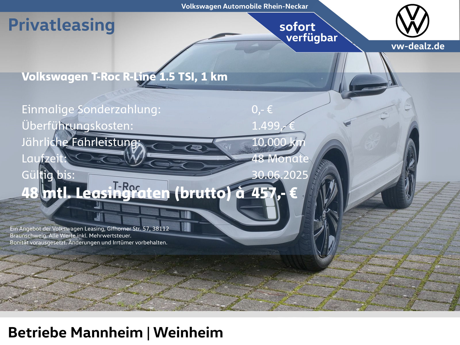 Volkswagen T-Roc 1.5 TSI R-Line OPF
