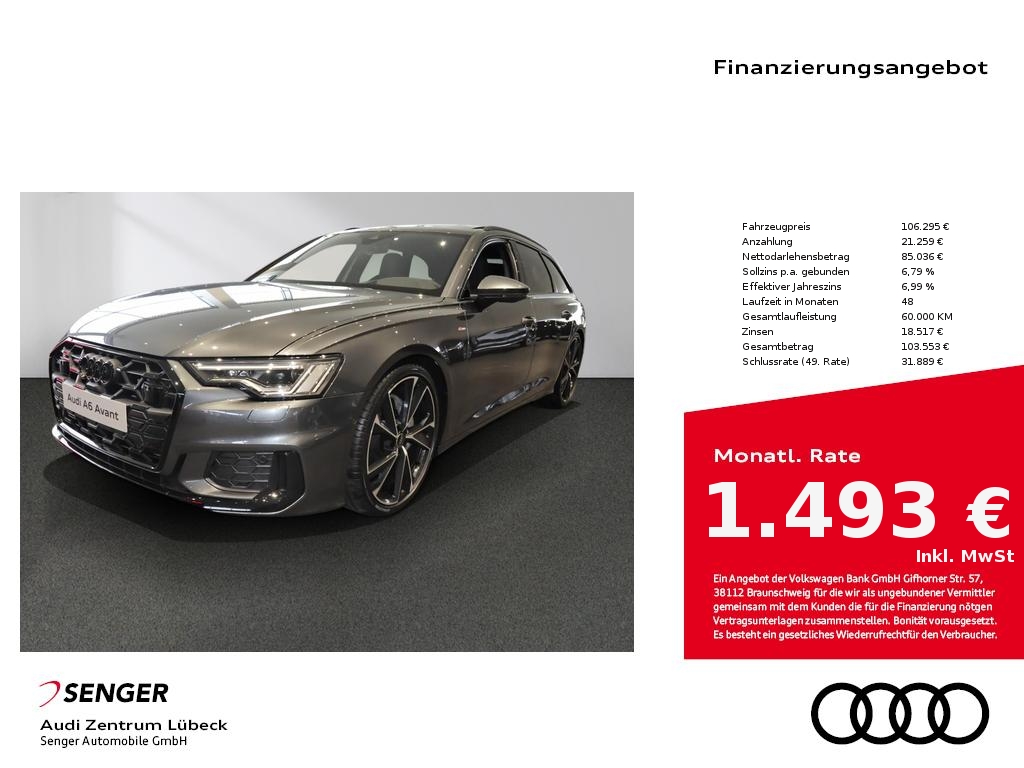 A6 Avant S line 50 TDI quattro Allradlenkung LED