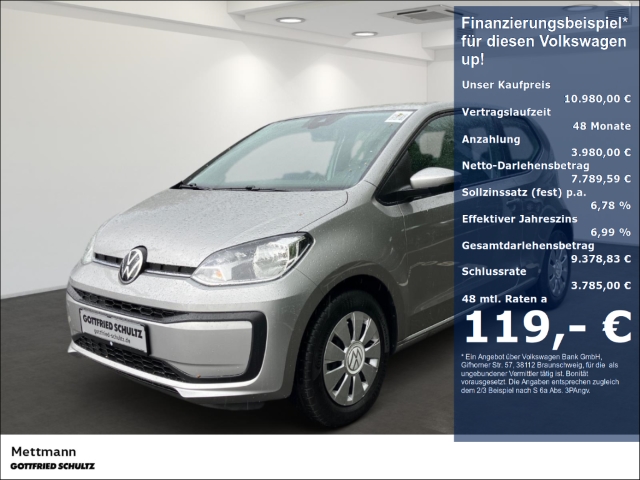 Volkswagen up 1 0 Navigations-Vorbereitung