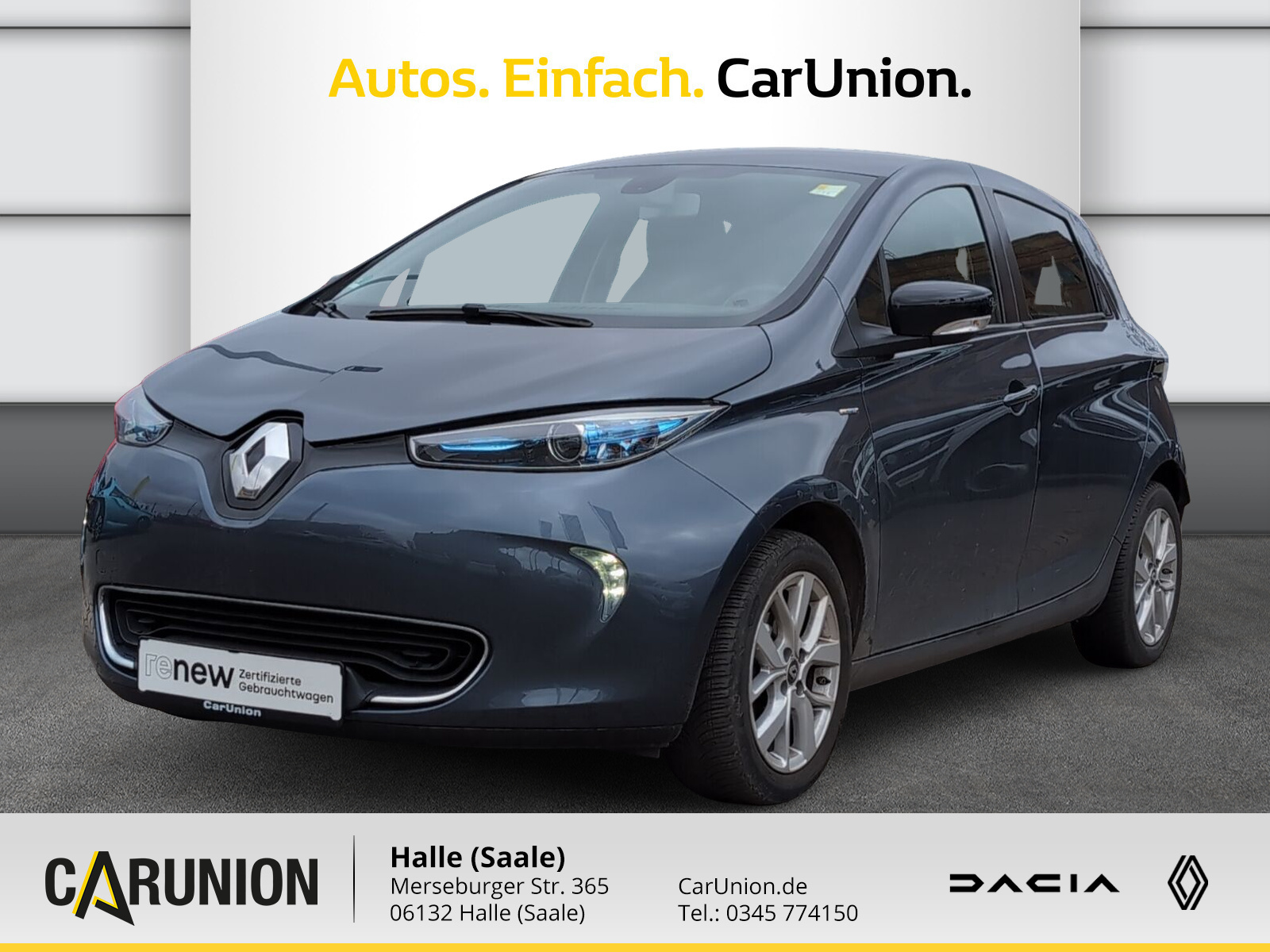 Renault ZOE LIFE Option auf LIMITED Paket Kaufbatterie