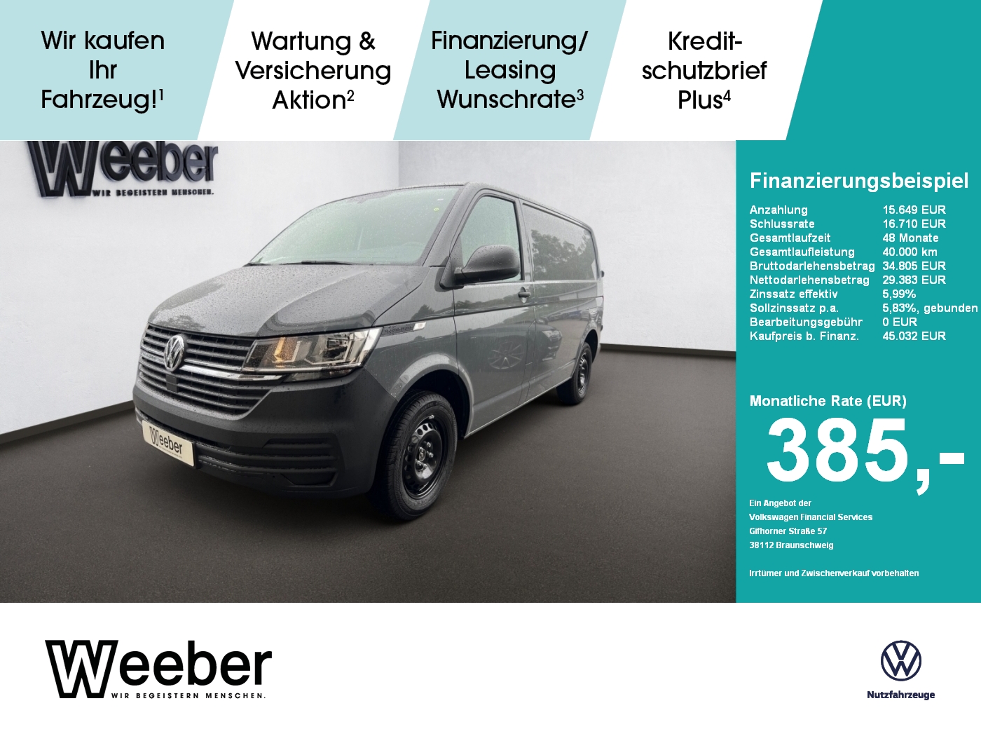 T6.1 Kasten 2.0 TDI Kasten FWD PDC Klima