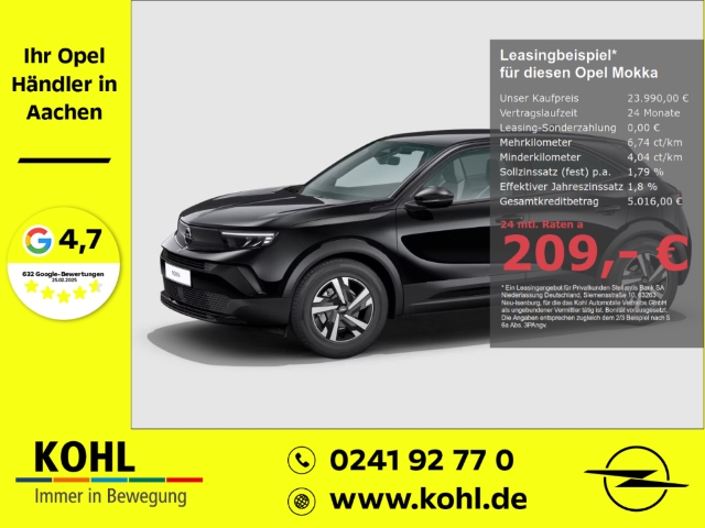 Mokka Edition 1.2 136 PS SHZ LED Temp Rückfahrkam.