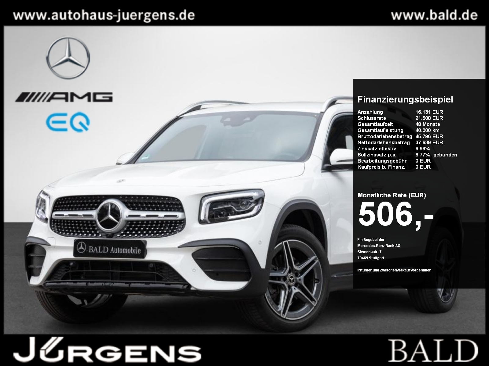 GLB 250 AMG-Sport/ILS/360/Distr/Sound/7Sitzer/19