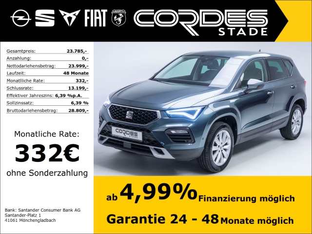 Seat Ateca 1.0 TSI Style v&h VZ-Erkennung (37)