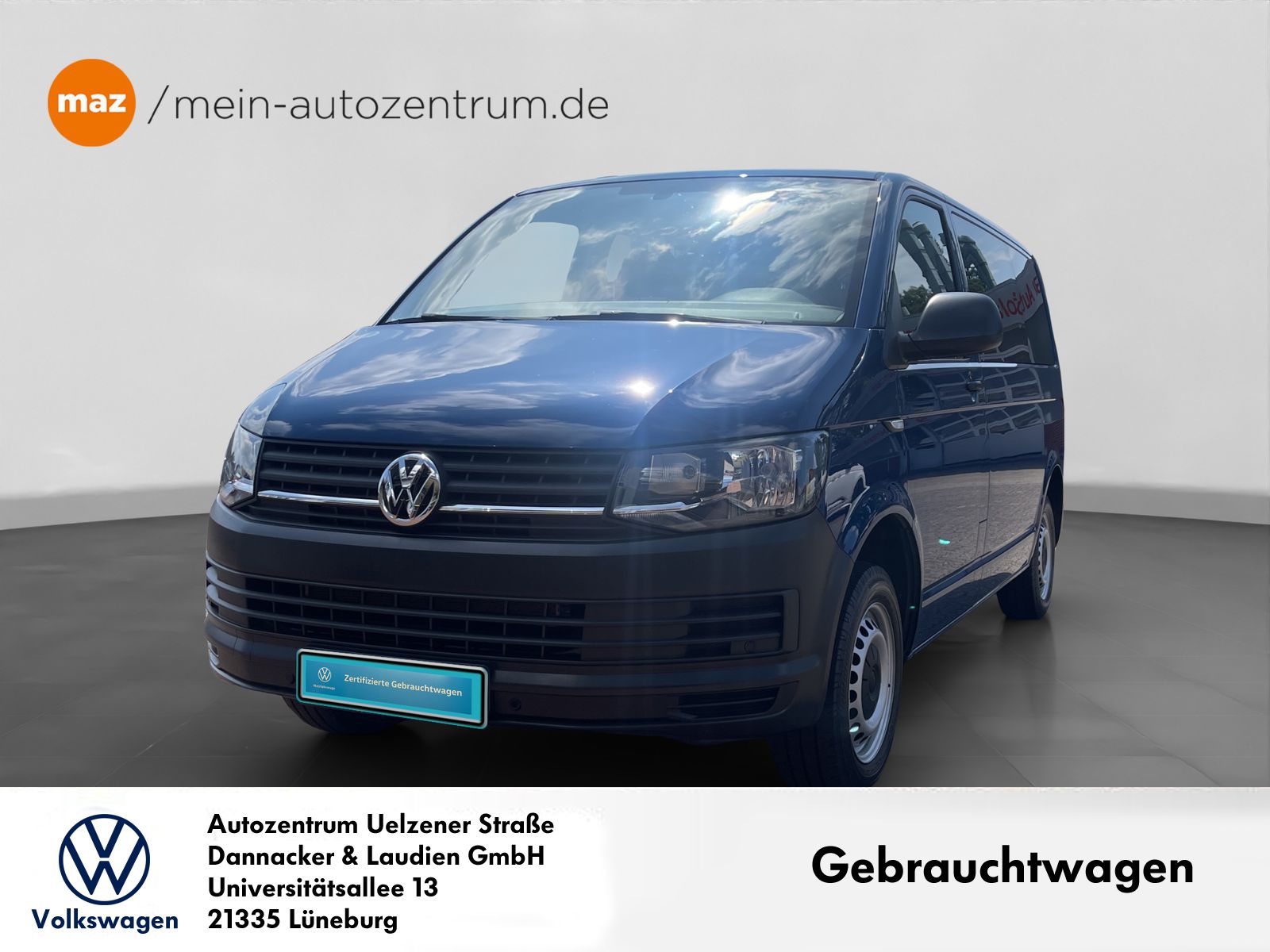 Transporter T6 Kombi 2.0 TDI Eco Profi 9-Sitze Navi AHK PDC uvm