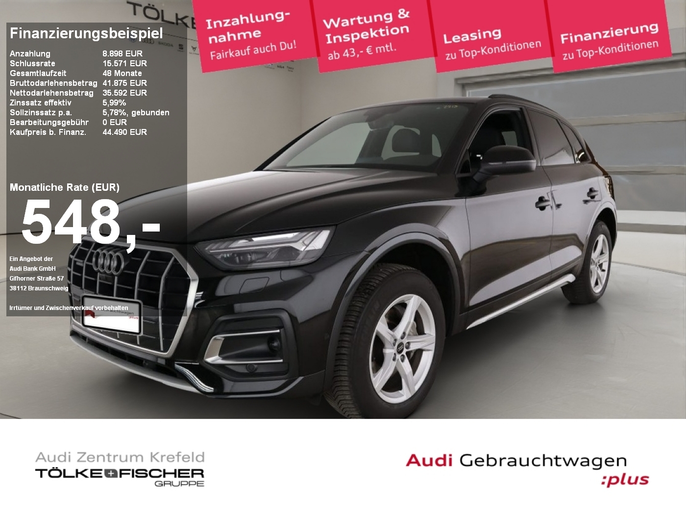 Audi Q5 2.0 TFSI quattro 40 advanced FLA