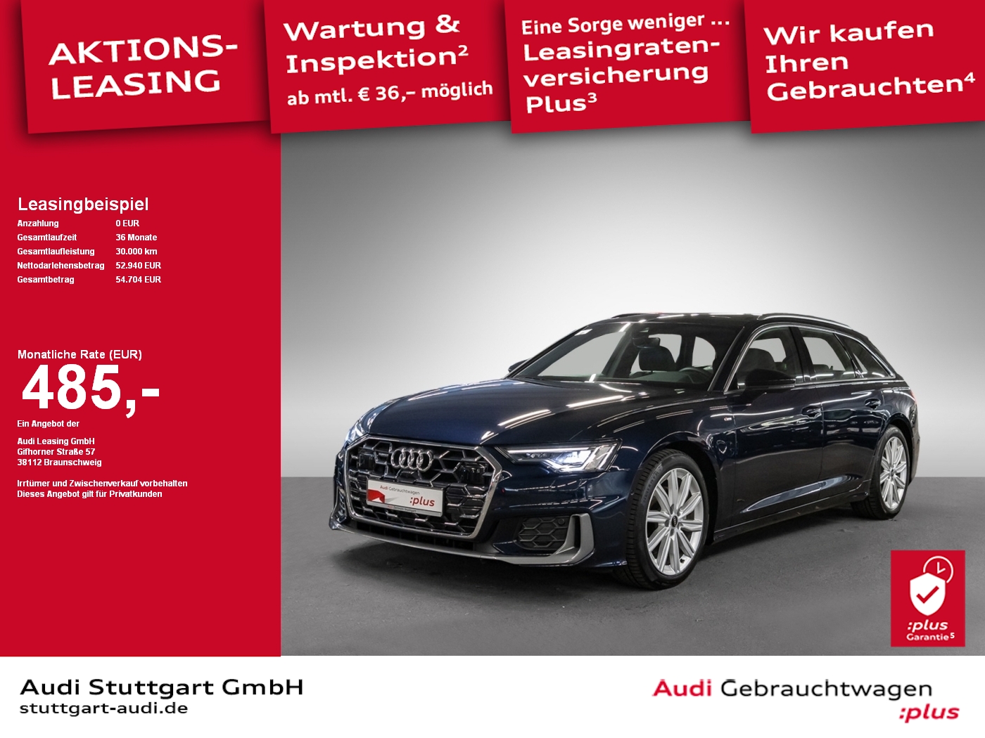 Audi A6 Avant S line 40 TDI quattro VC