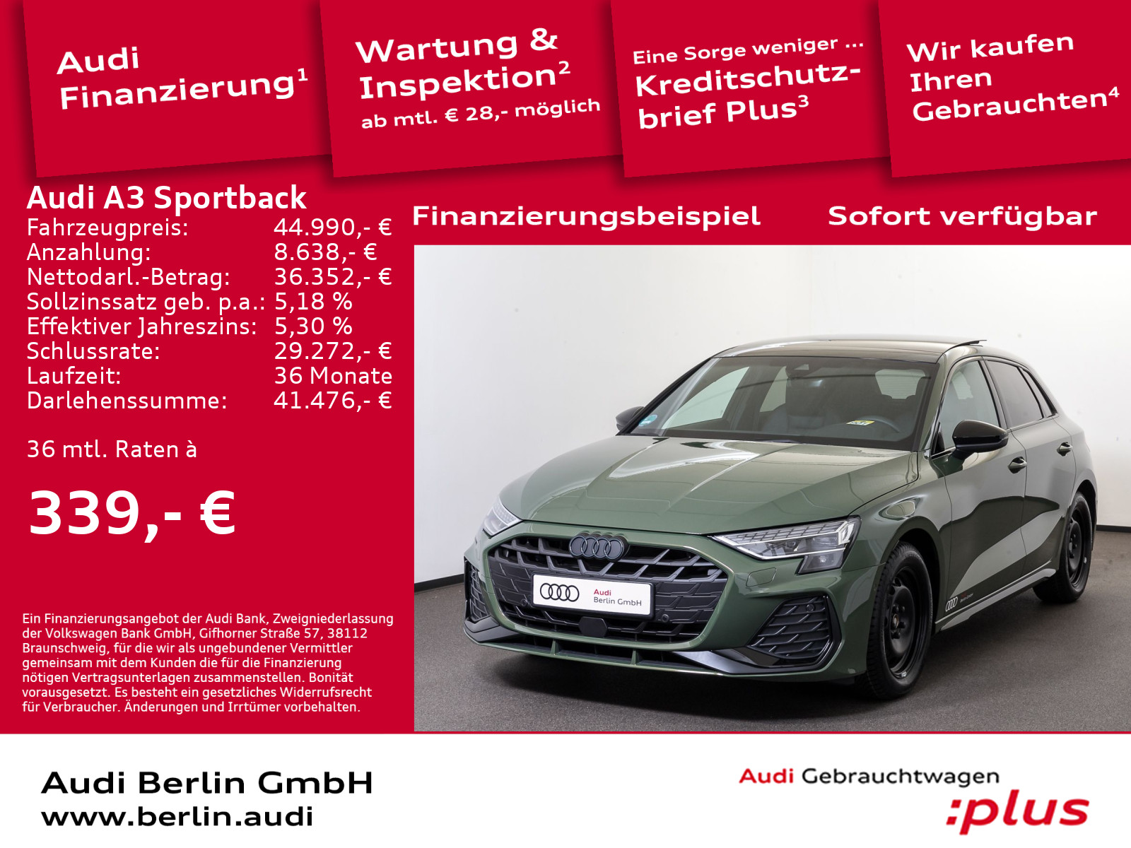 A3 Sportback S line 35 TFSI S tronic