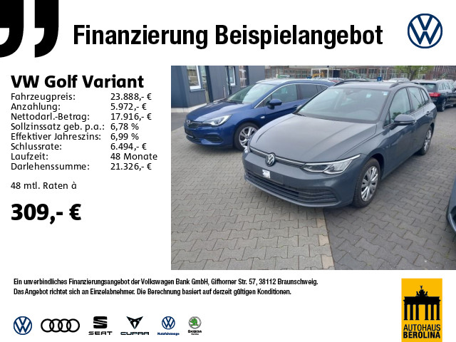 Golf VIII Variant 2.0 TDI Life *ACC*R-CAM*SHZ*