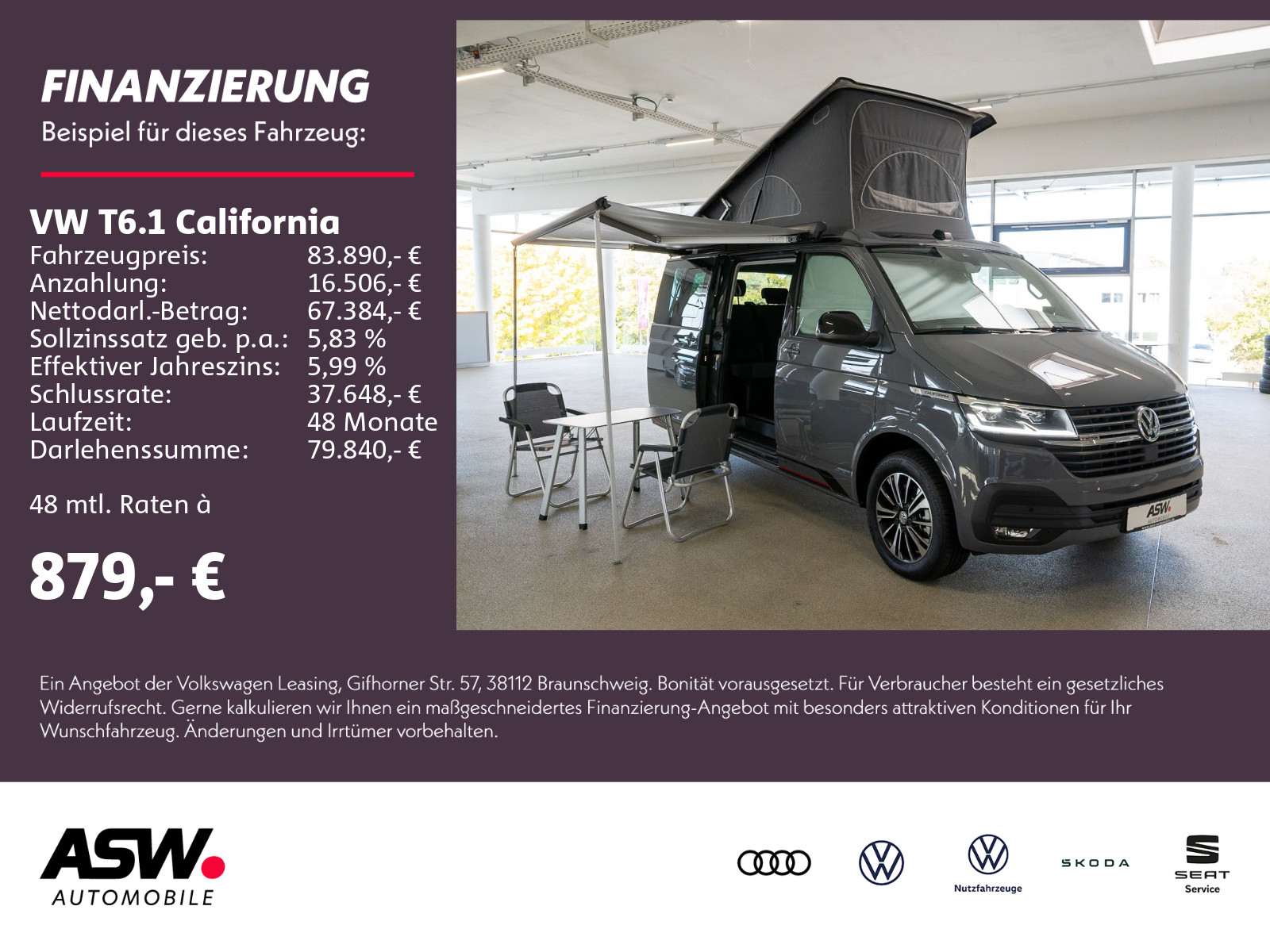 T6.1 California Beach Camper Edt 4M 2.0 TDI DSG