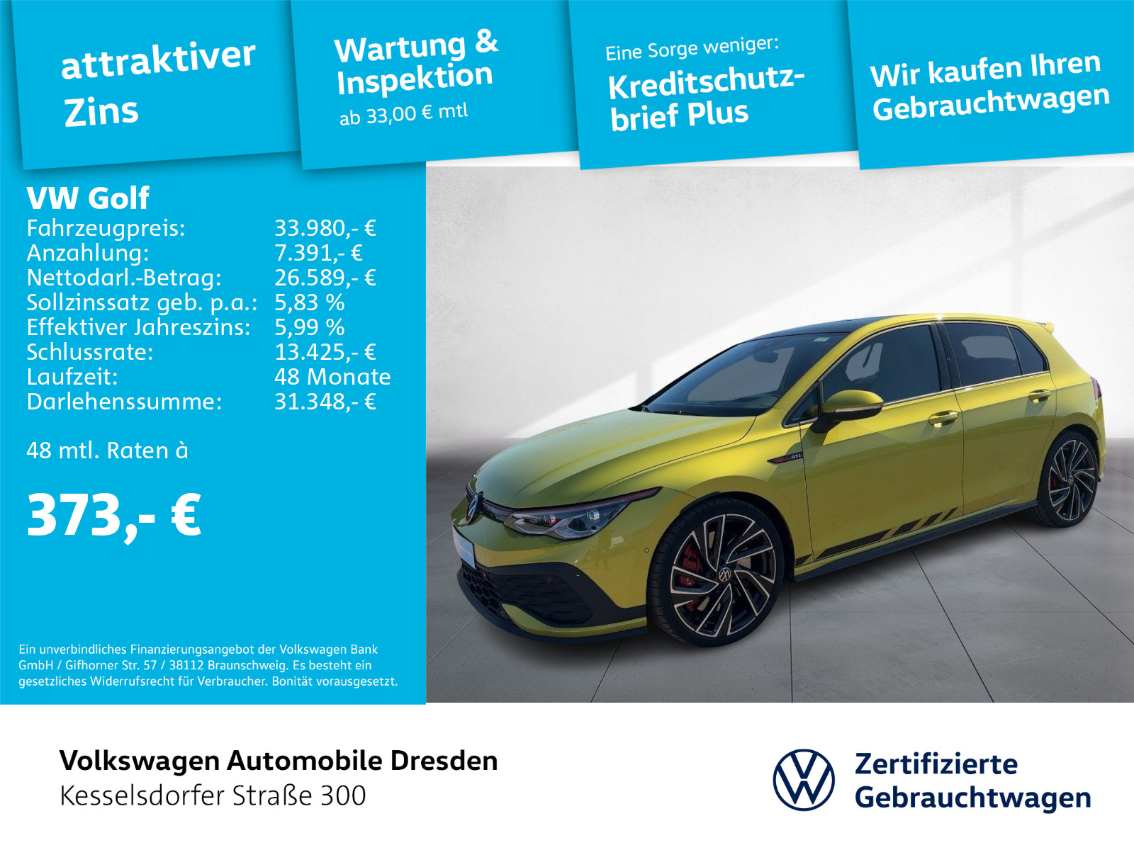 Golf VIII 2.0 TSI DSG GTI Clubsport Navi LED Sitzhzg.