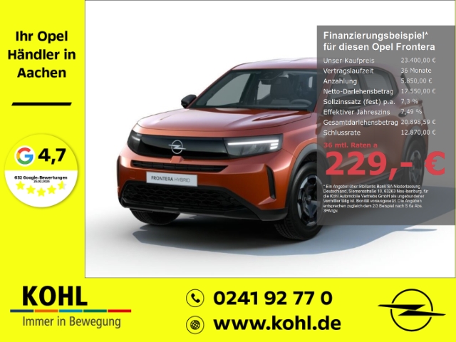 Frontera Edition Hybrid 145PS PDC LED Klimaautom