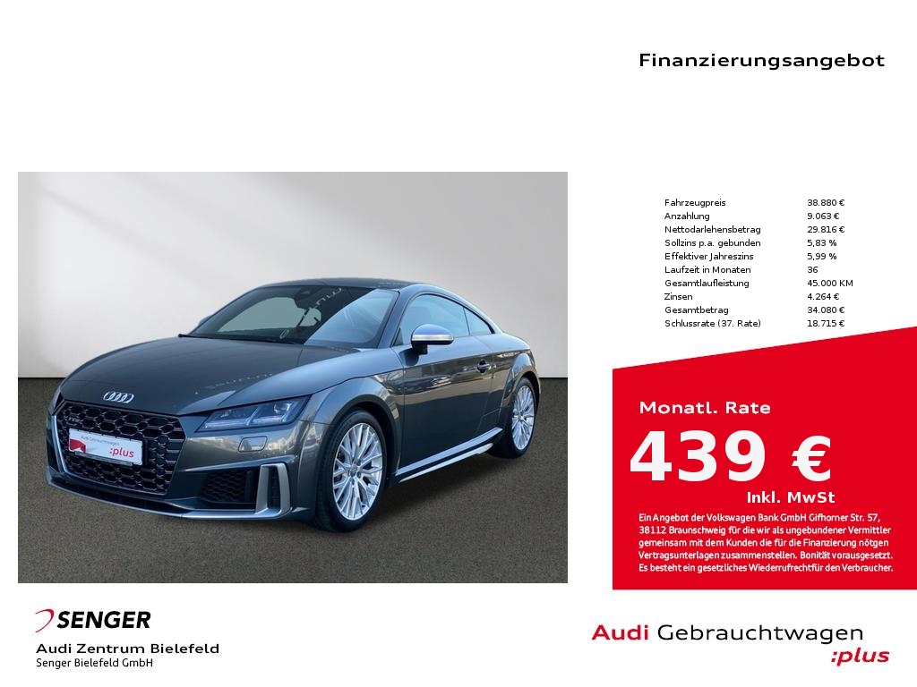 TTS Coupé 2.0 TFSI MMI LED Connectivity-Paket 