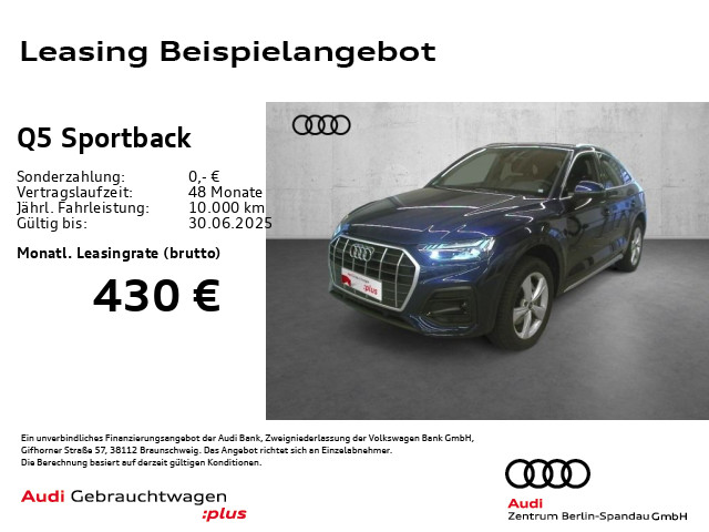 Audi Q5 Sportback 40 TDI qu Adv