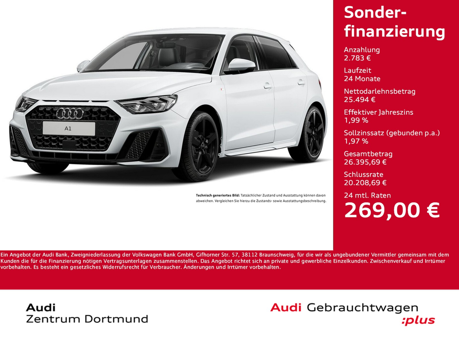 A1 Sportback 25 S LINE BLACKPAK ACC LM17 NAVI+