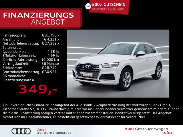 Q5 TFSI e Sport 50 qu NAVI virtual Keyless 18"