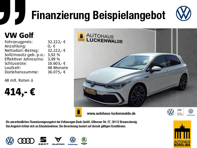Golf VIII GTD DSG *StdHz*AHK*LED+*ACC*R-CAM*