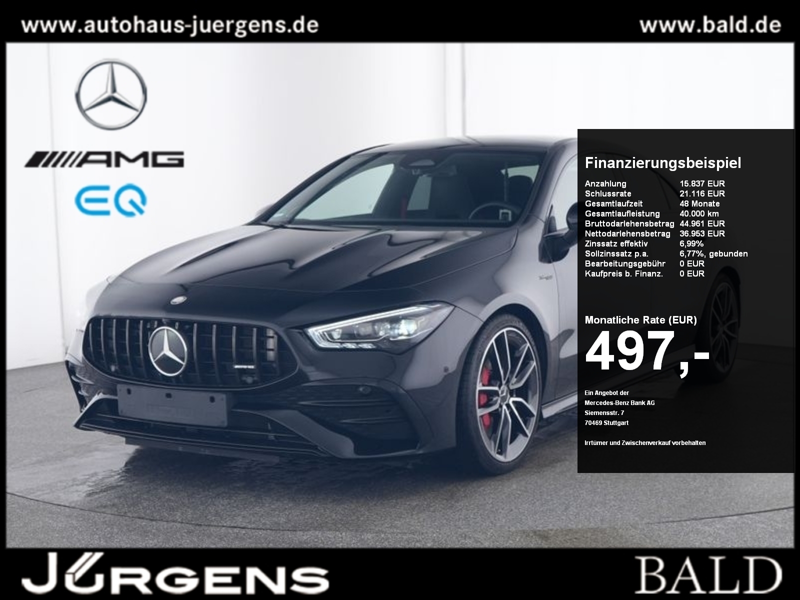 CLA 35 AMG 4M Wide/ILS/Pano/Burm/360/Night/19
