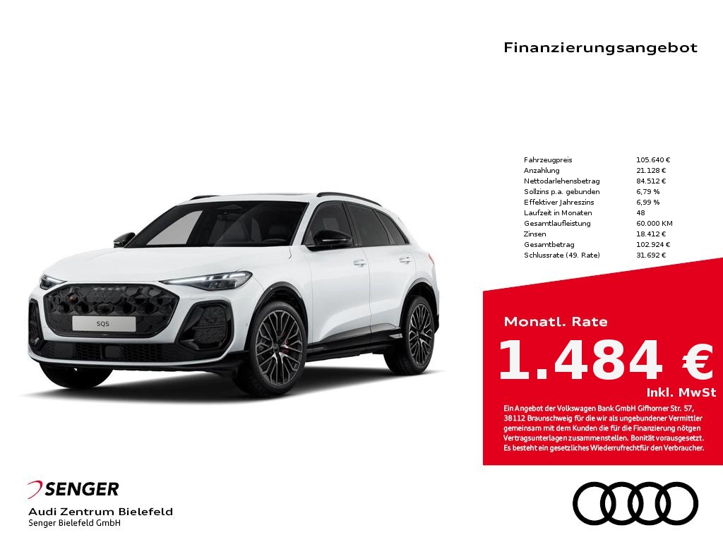 SQ5 SUV TFSI Matrix-LED Panorama Navi Memory 