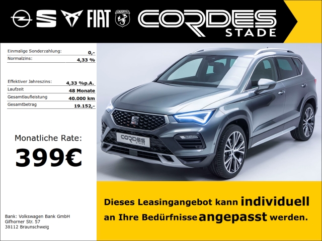 Ateca Xperience 1.5 TSI Automatik AHK Navi (70) HC 390