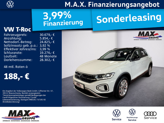 T-Roc 1.5 TSI STYLE LED+KAMERA+STANDHZG+DCP+ACC+