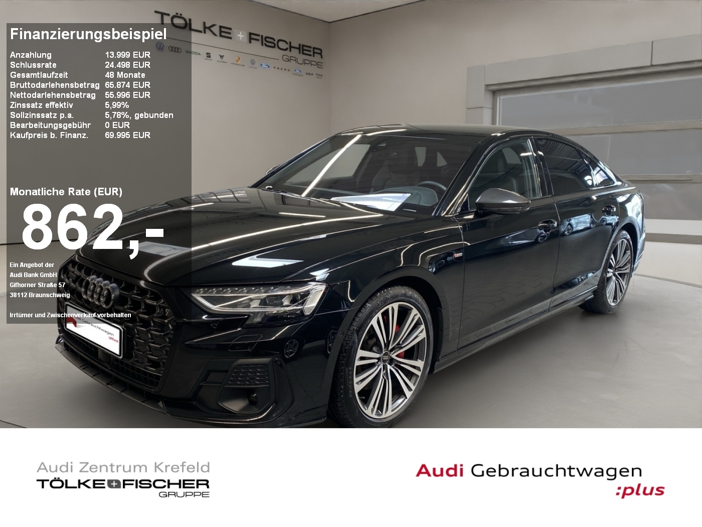 A8 50 3.0 TDI quattro S-line LED HUD KeyLess
