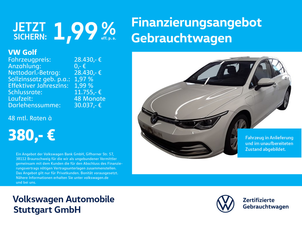 Volkswagen Golf 1.4 TSI 8 Style Hybrid
