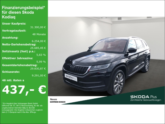 Kodiaq CLEVER TDI DSG 4X4 SITZHZG NAVI EPH LED APP