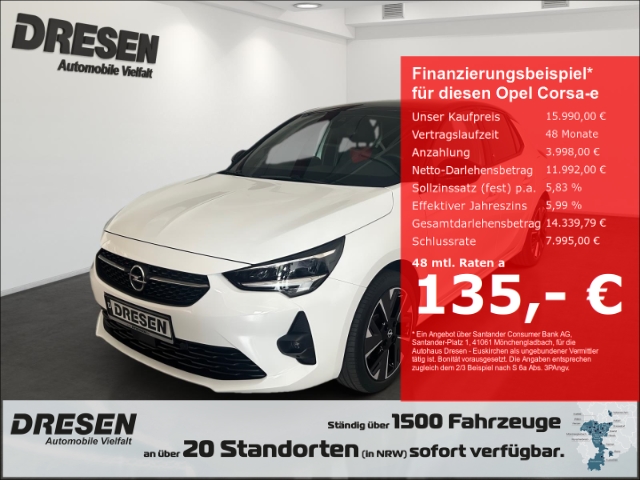 Opel Corsa-e Line 11KW-CHARGER hinten