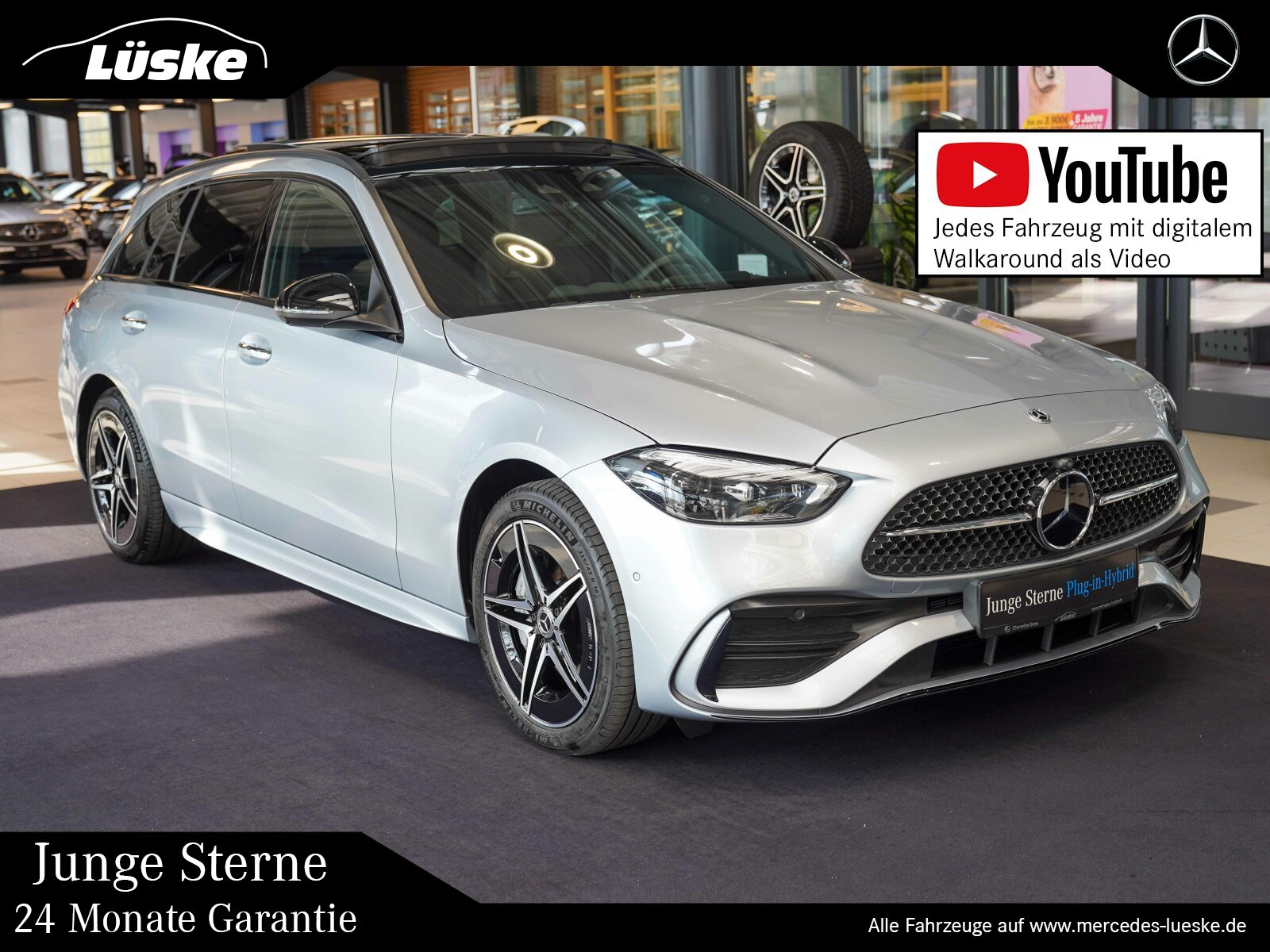 Mercedes-Benz C 300 e T AMG Line Night Fahrassistenz Burmester