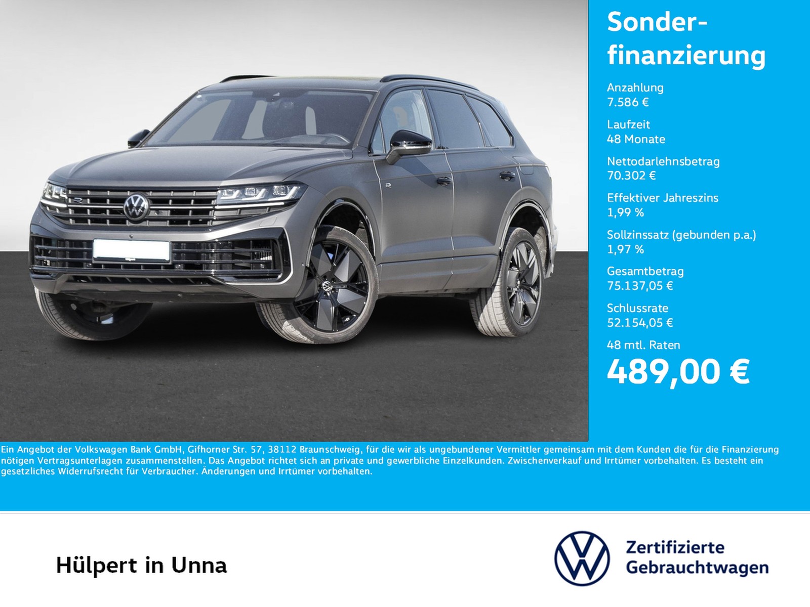 Touareg HYBRID R NEUESMODELL PANO 360°CAM ACC LM21 E-KLAPPE