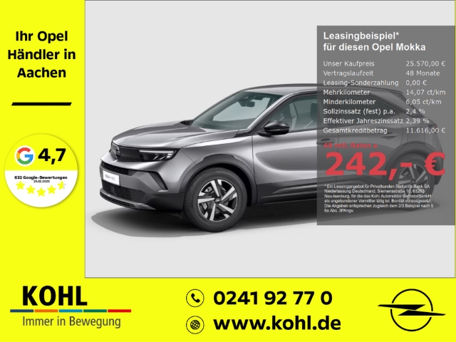 Mokka Edition 1.2 Mild-Hybrid 48V EU6e PDC LED Rückfahrkam.