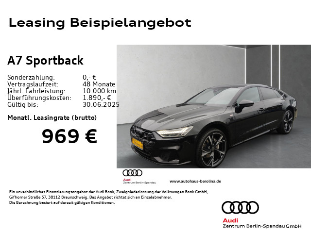 A7 Sportback 45 TDI qu. S line S tronic *PANO*