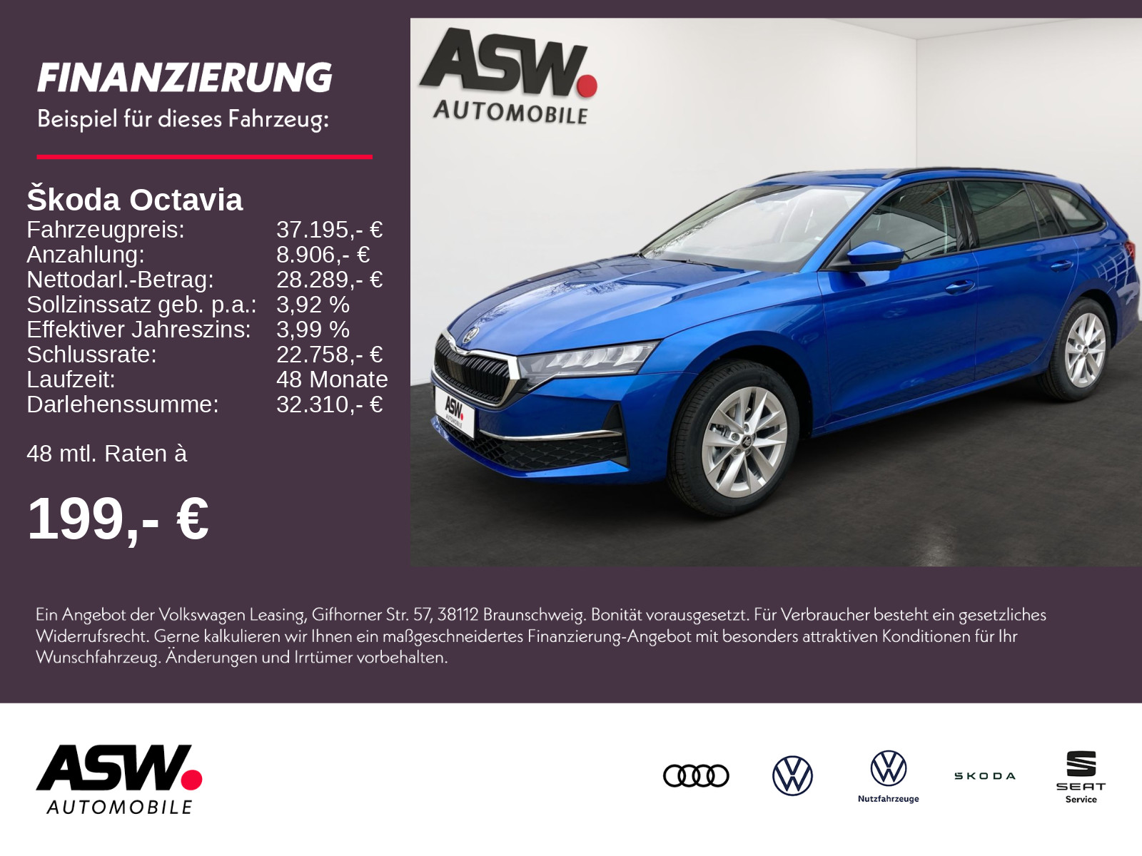 Octavia Combi Selection 1,5 mHEV 150PS DSG AHK