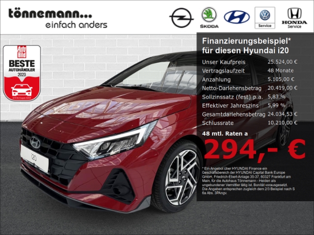 Hyundai i20 T N-LINE SITZ
