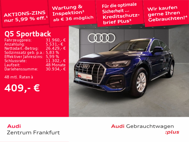 Q5 Sportback 50 TFSI e quattro advanced S tronic LED Navi Panorama DAB