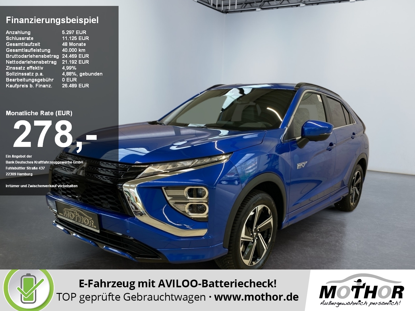 Mitsubishi Eclipse 2.4 Cross Plus Select Black