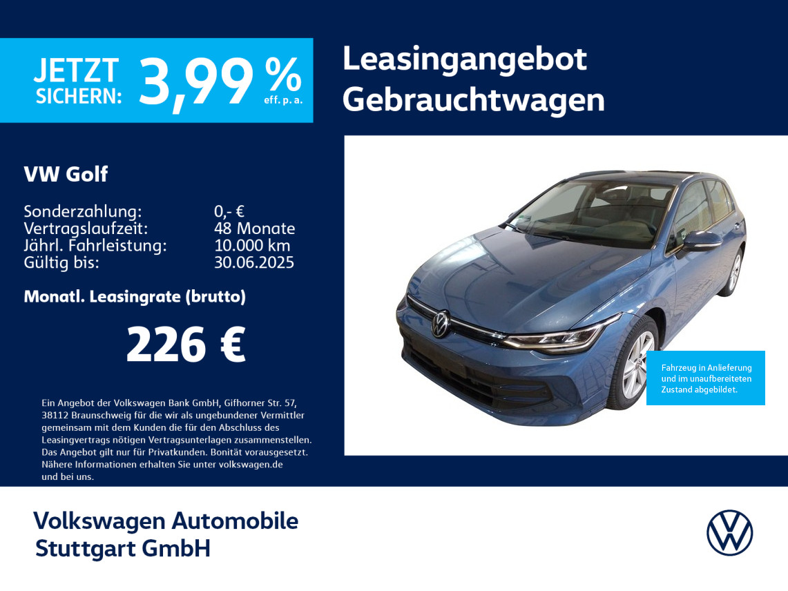Volkswagen Golf 1.5 TSI 8 Life