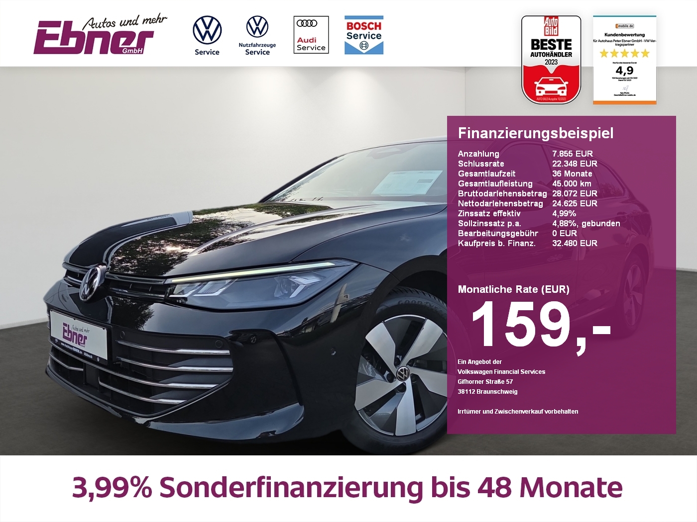 Passat Variant IQ.DRIVE 1.5TSI DSG AHK+KAMERA+ACC+LED+NAVI+APP!