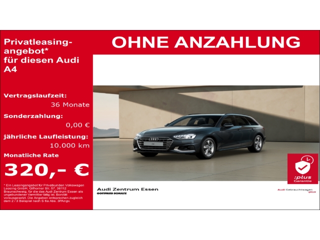 A4 Avant 40 TFSI Advanced S-TRONIC PANO LED   NAV PLUS   SHZ   RÜFA   PDC   MUFU   F