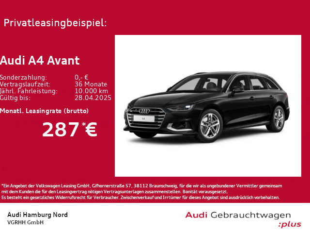 A4 Avant 35 TFSI S tronic Kamera Sound ACC Navi