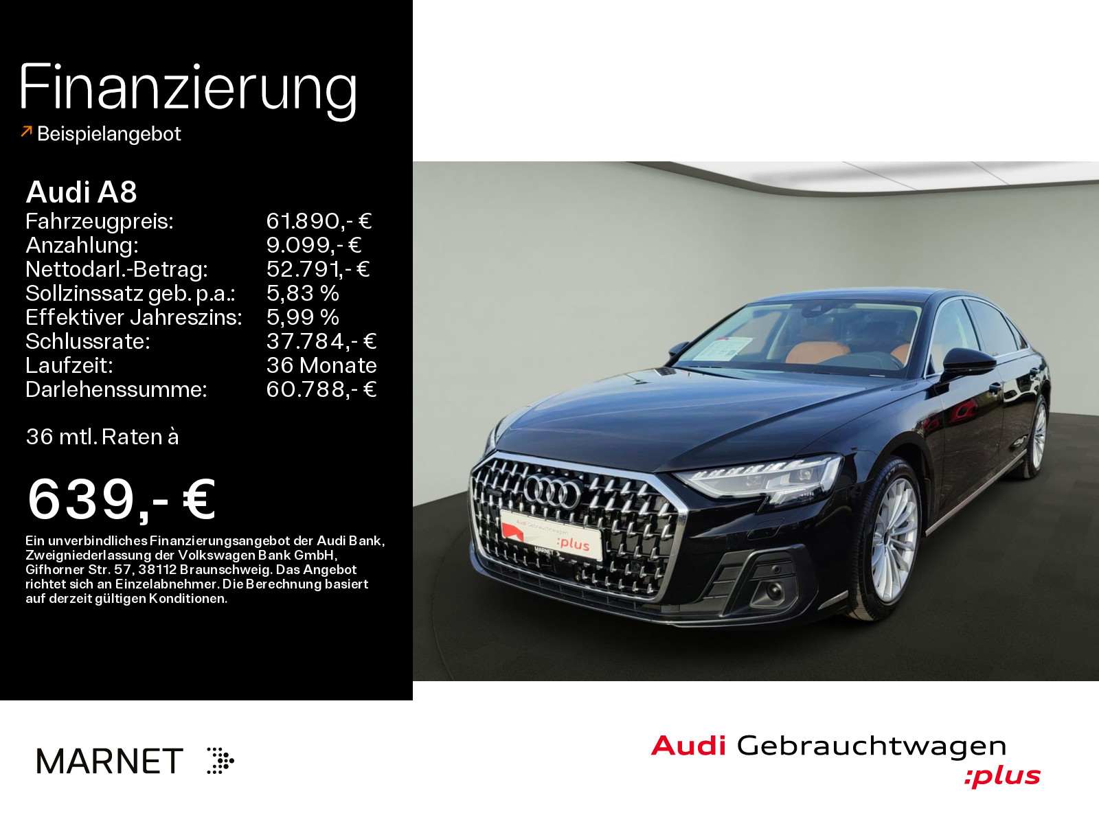 A8 Lang 50 TDI quattro*Navi*Matrix*B&O*PDC*Pano*Virtual Cockpit*Kamera*Standheizung
