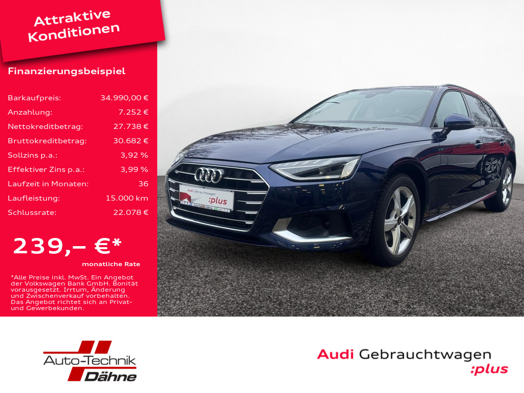 A4 Avant 35 2.0 TFSI advanced S tronic