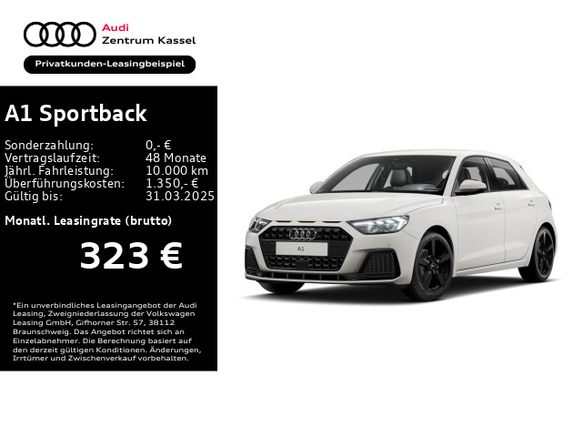 A1 Sportback 25 TFSI S line LED Carplay PDC+