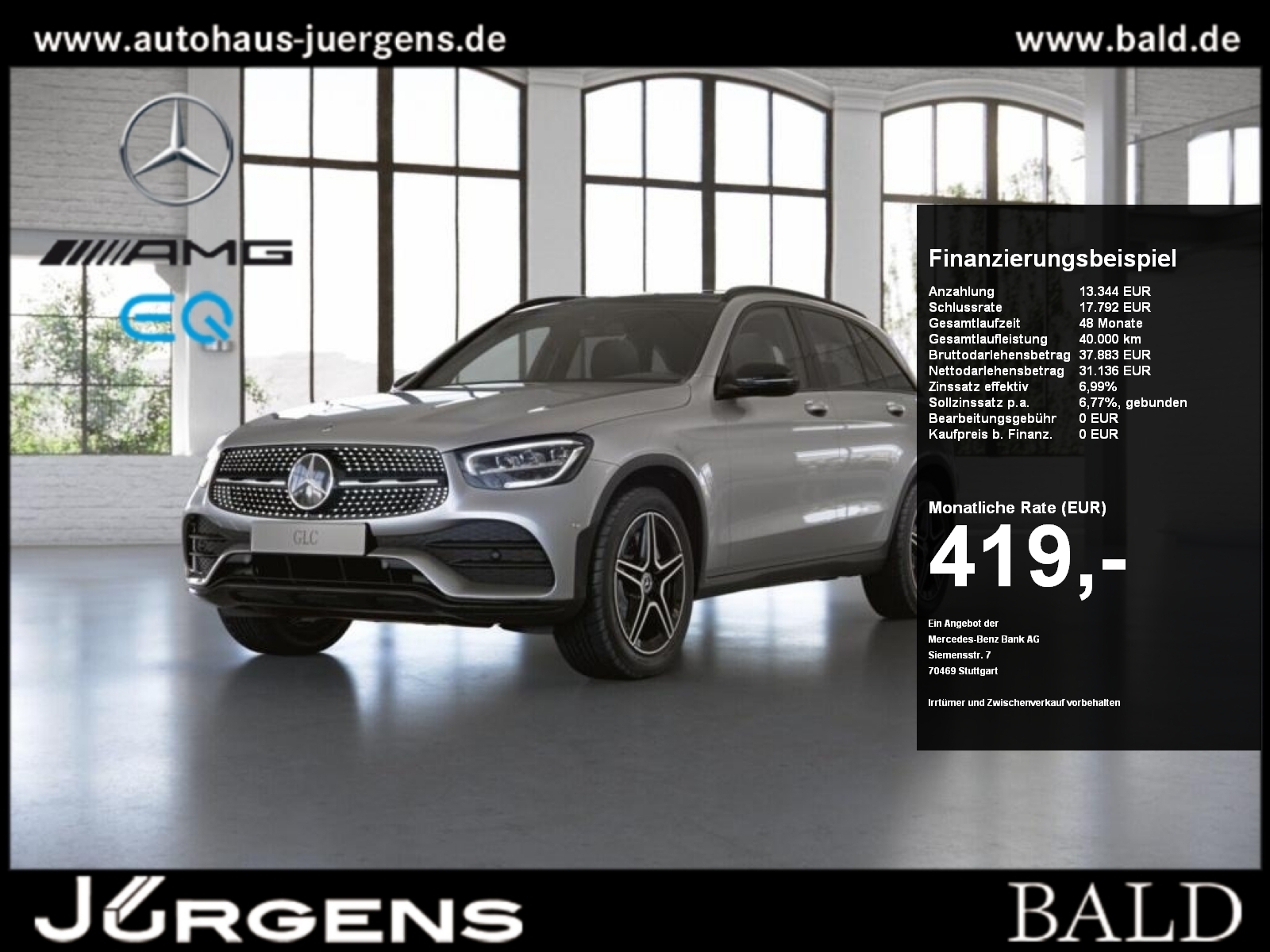 GLC 220 d 4MATIC +AMG+MBUX+LED+Pano+Night+Cam