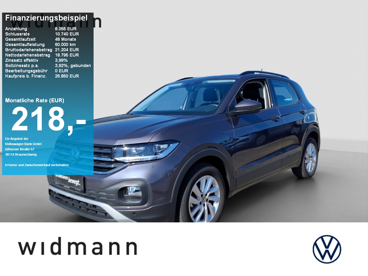 Volkswagen T-Cross 1.5 TSI Life 150