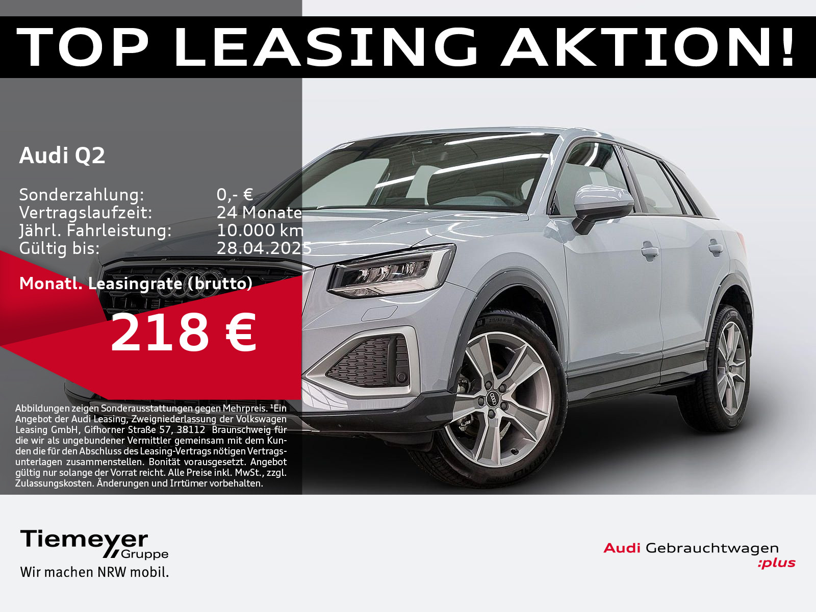 Q2 30 TDI S LINE AHK eKLAPPE LEDER KEYLESS